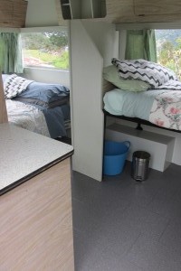 Inside caravan 2 post refurb