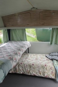 Inside caravan 2 post refurb