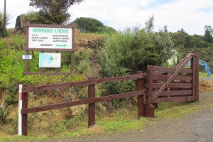Entrance to Lodge and camping ground