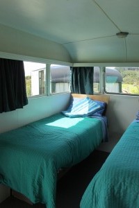 Inside caravan 1 after refurb