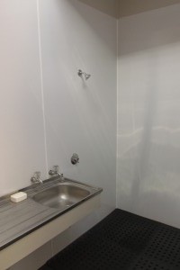 Inside campground bathroom after refurb 