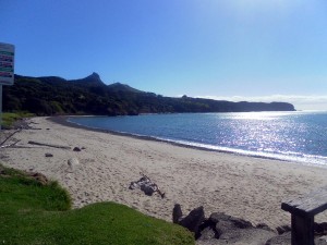 Omapere beach       